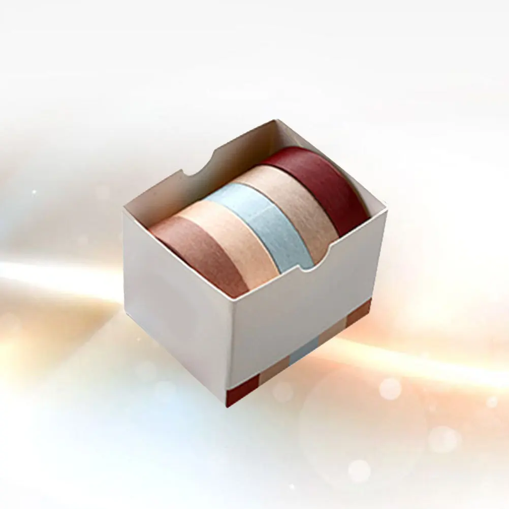 5 قطعة شريط اشي ملون صديق للبيئة ورق زينة لاصق لتغليف الهدايا ألبومات الصور Diy بها بنفسك الحرف المجلات جدار الفن