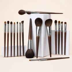 OVW Make-up-Pinsel-Set aus natürlichem Ziegenhaar, professionelles Kit, Brocha-Maquillaje-Stil, Make-up-Pinsel zum Mischen von Verschmieren