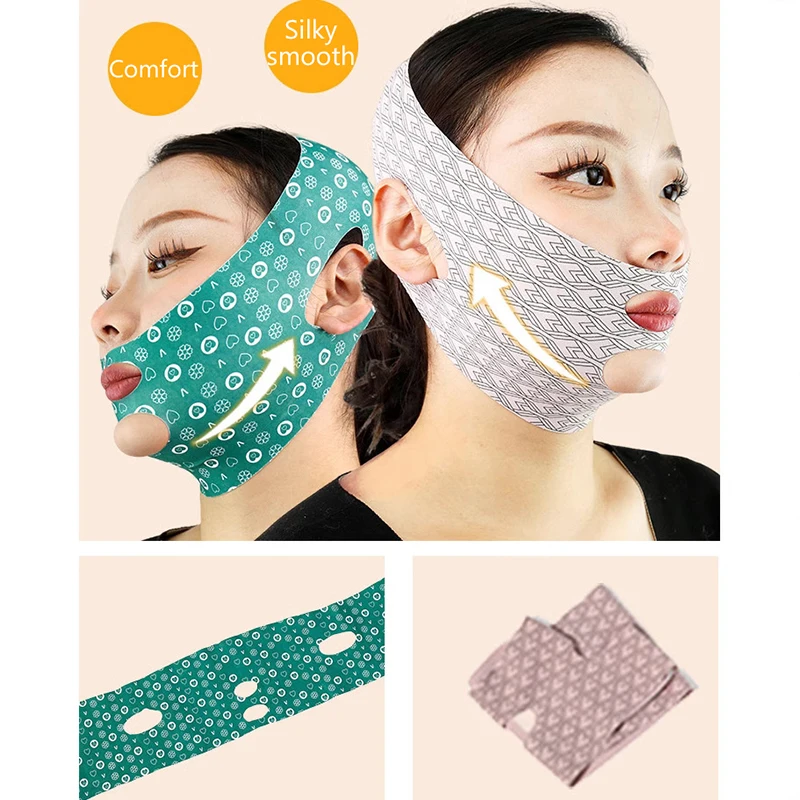 1pc Anti-Snoring Tool Sleeping Mask V-Shape Face Slimming Belt Close Mouth To Stop Snoring Health Care Tools
