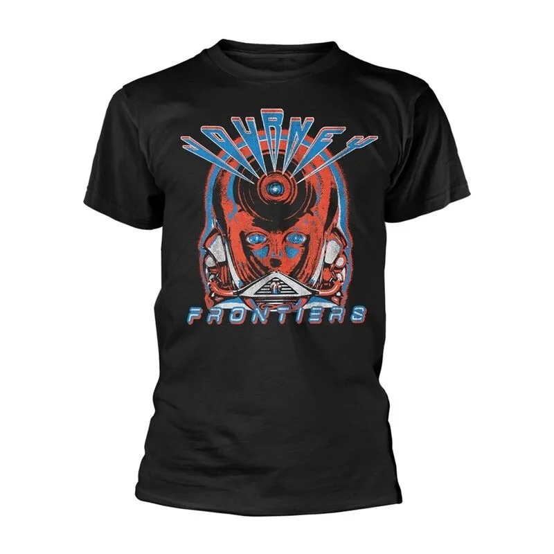 Unisex Cotton T-shirt Journey Don't Stop Believin' 1981 Scarab Graphic Tee Retro Rock Streetwear