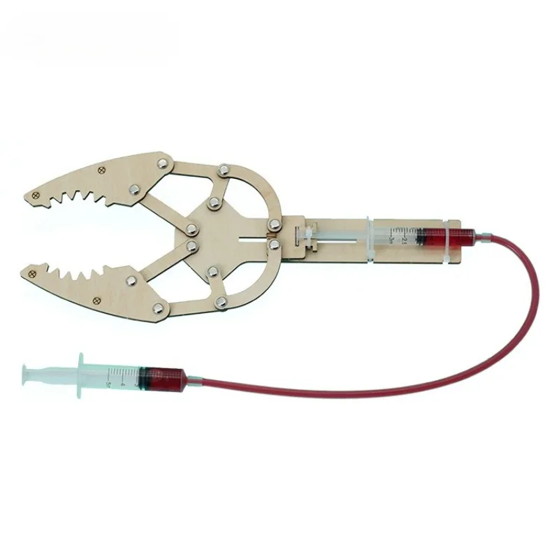 

1 шт., гидравлическая механическая рука, комплект для сборки «сделай сам», обучающая модель для научного эксперимента, креативная игрушка STEM для детей, практическое обучение