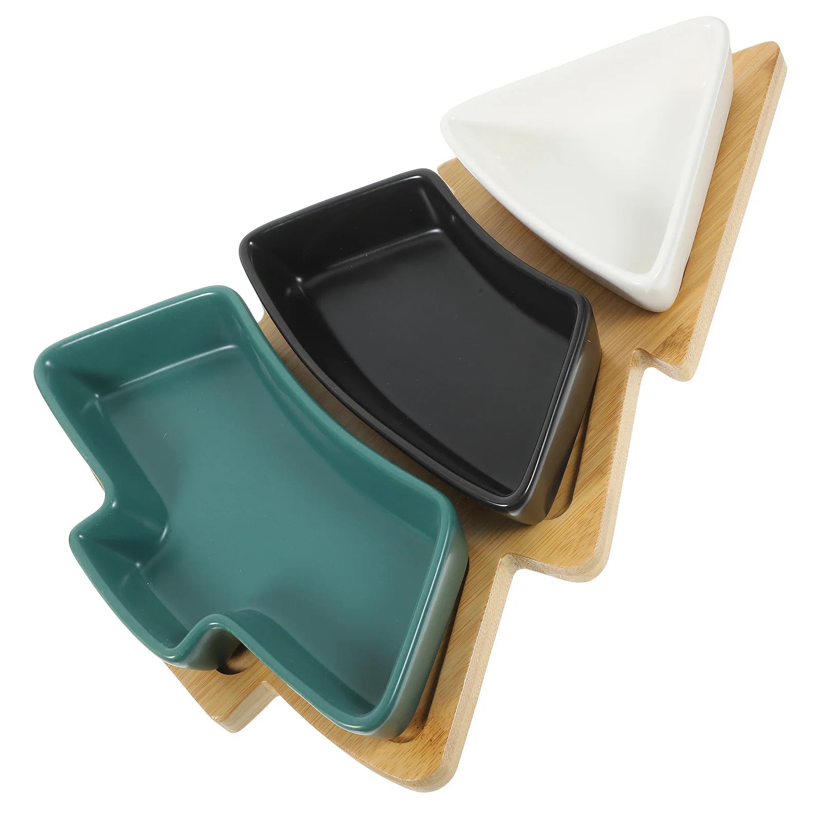 

Dinnerware Christmas Tree Xmas Ceramic Dish Holiday Trays and Platters Decorations