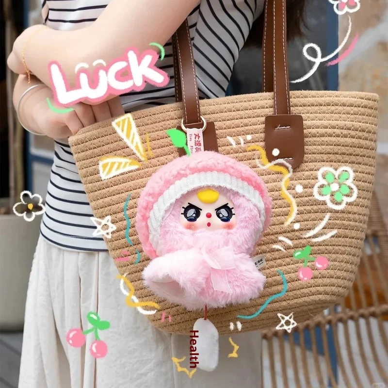 새로운 Babythree Sunny Doll 시리즈 블라인드 박스 참 선물 가방 액세서리 세련된 플러시 수집품 장난감 비닐 페이스 블라인드 박스