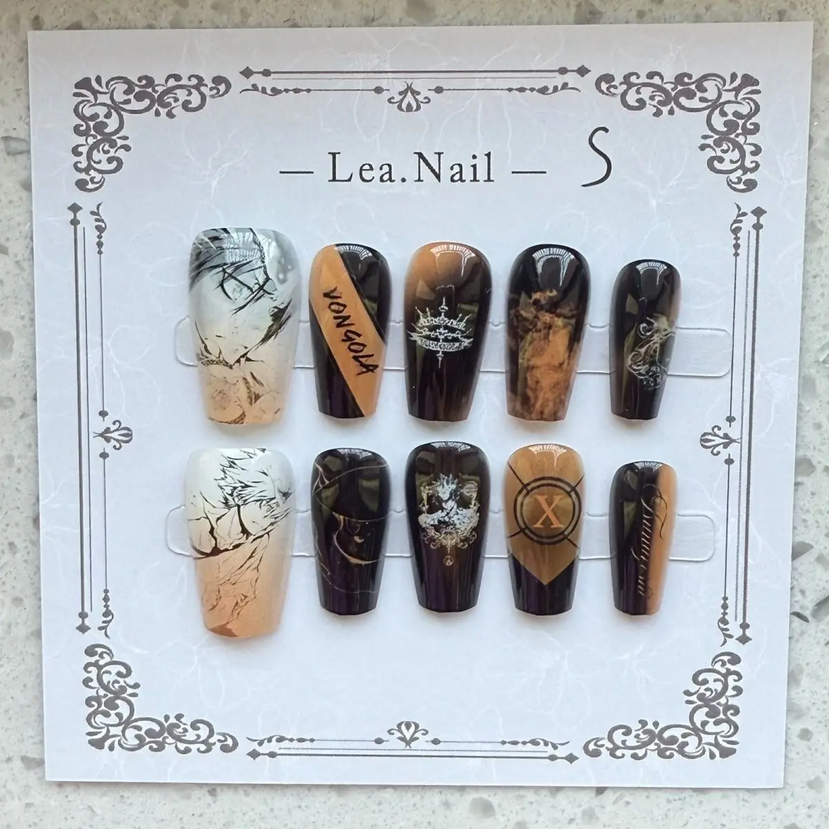 

HITMAN REBORN маникюр Sawada Tsunayoshi боли доспехи носить доспехи косплей мультфильм дизайн ногтей Ambitus принт ювелирные изделия аниме мультфильм подарок