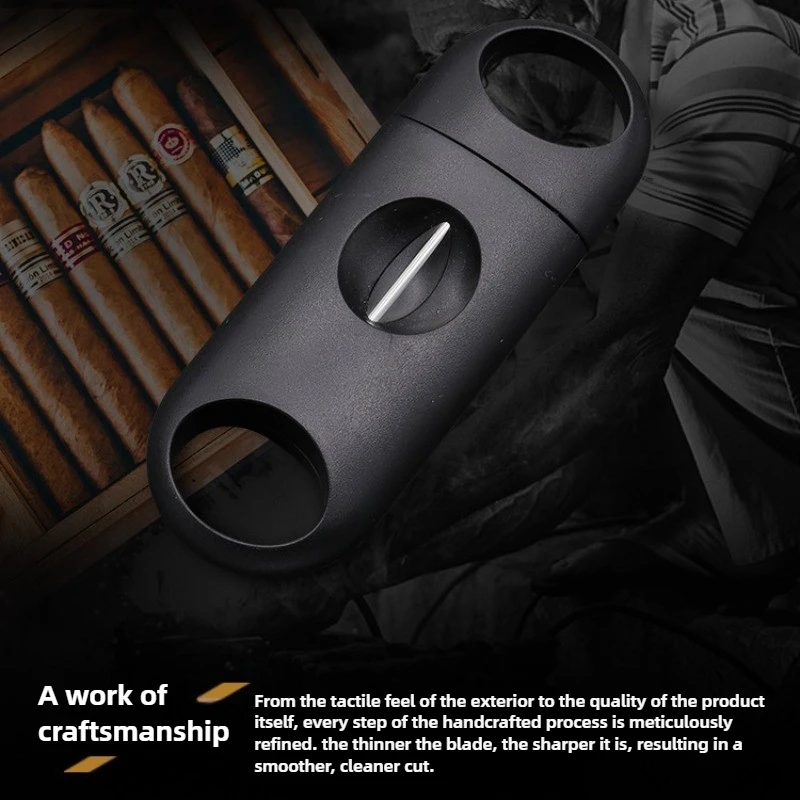 PortableCigar Cutter V-shaped Plastic Cigar Cutter, CigarAppliance Accessories CigarPliers Opening