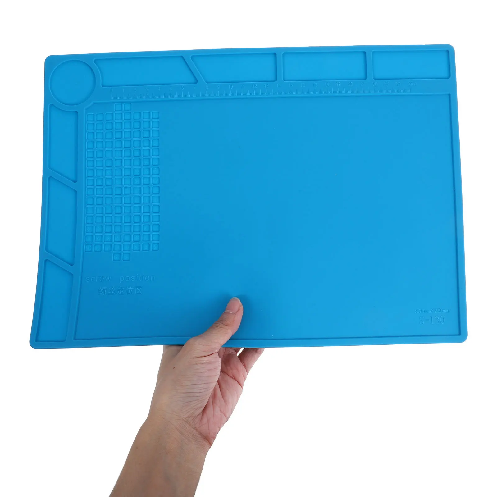 แผ่นรองทำงานบัดกรี 1 ชุด ขนาดใหญ่ ป้องกันสถานีบัดกรี ใช้ได้หลากหลาย