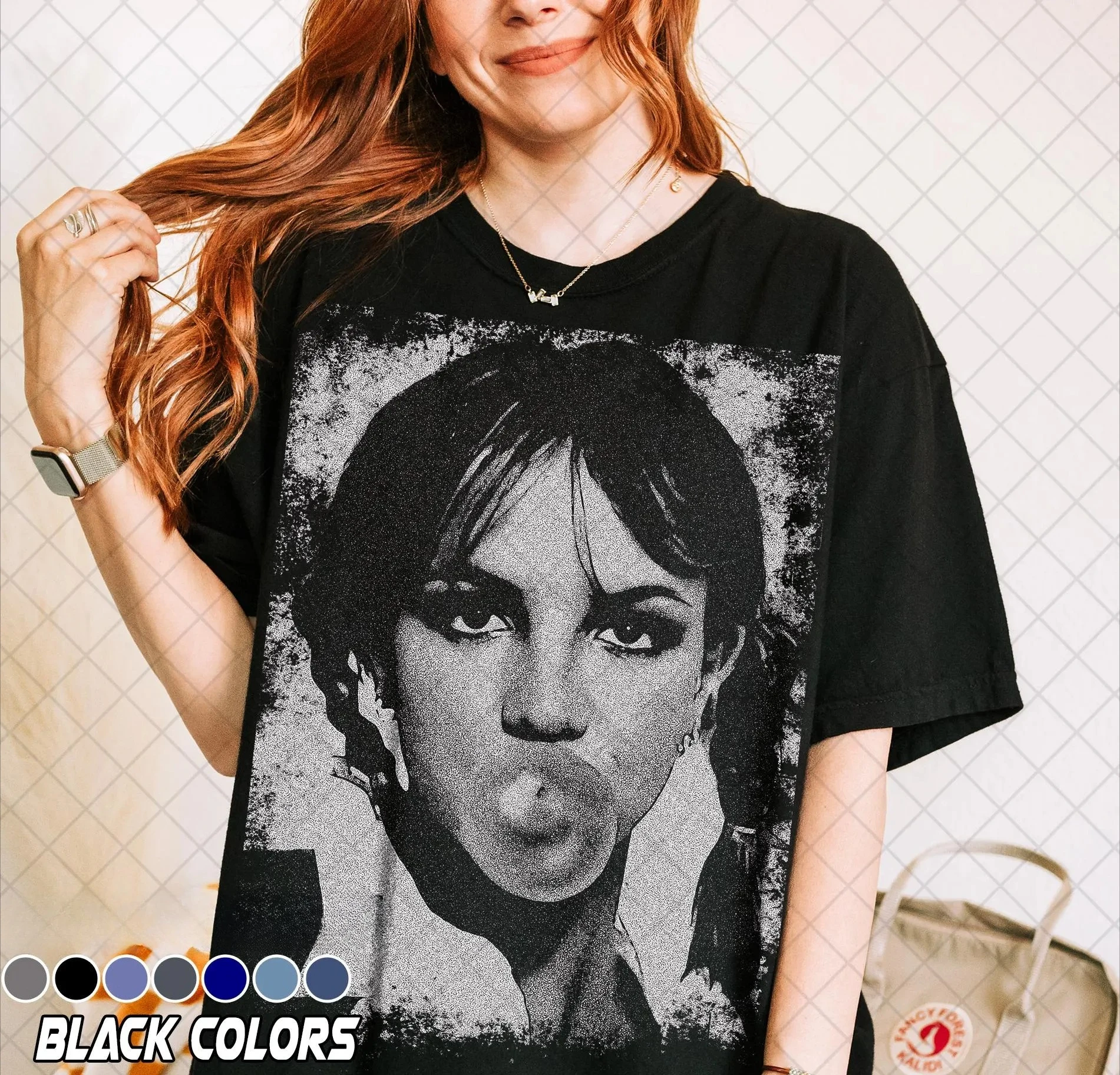 Camiseta de Verano para Mujer, Estilo Britney Spears, Color Bubble Gum, Algodón, Estilo Urbano, Holgada, Informal, Manga Corta, Apta para Todas las Temporadas