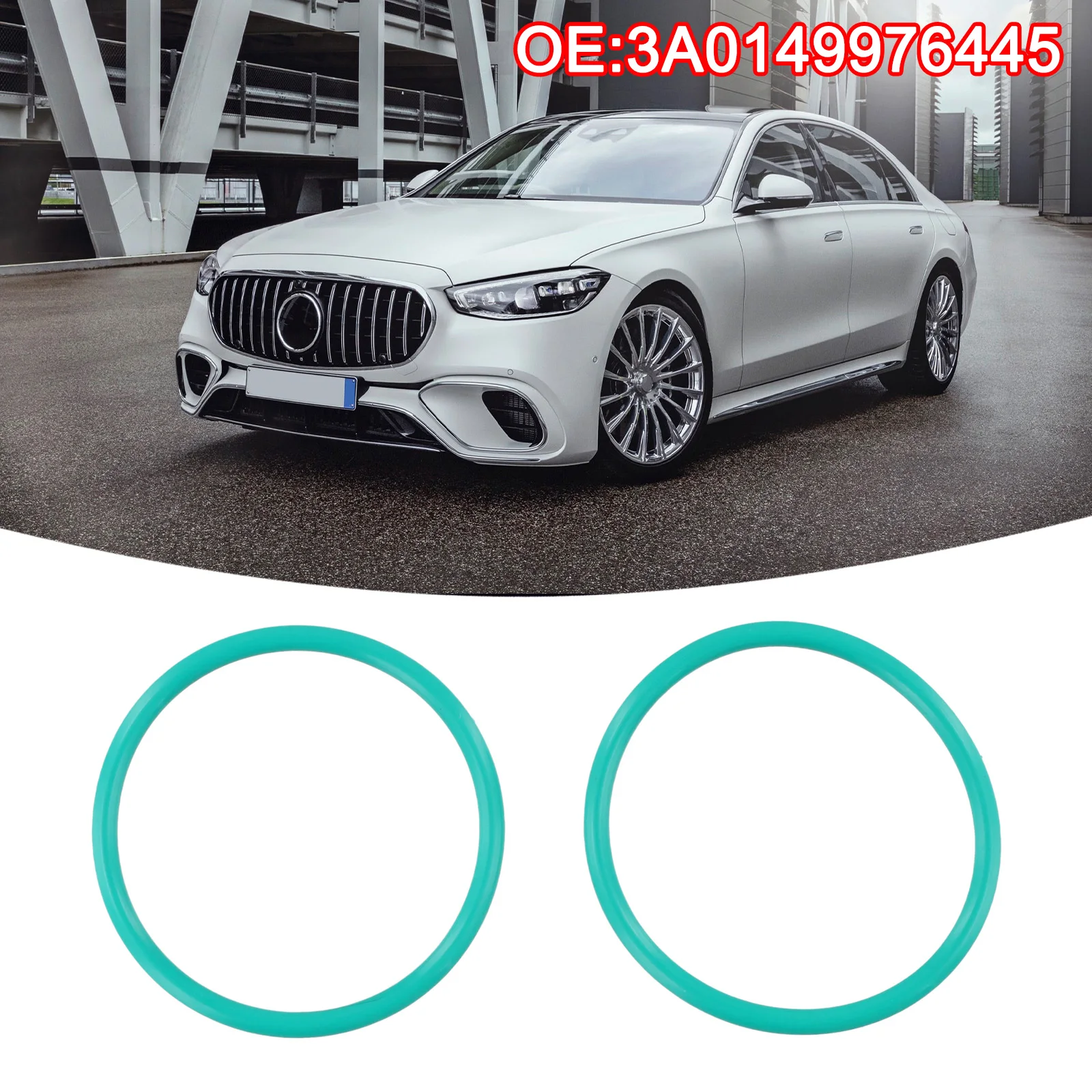 Cincin Segel O-ring untuk Mercedes Untuk Benz A0149976445 Segel Otomotif Hijau/Hitam Segel Otomotif Aksesori Mesin O-ring