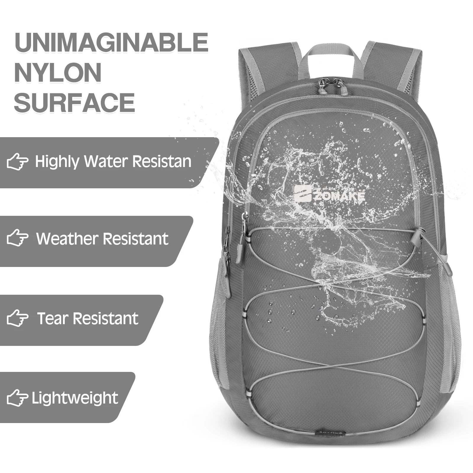 Portable Foldable Backpack,Men Women Ultralight Folding Bag,Outdoor Climbing Cycling Hiking Knapsack Travel Daypack