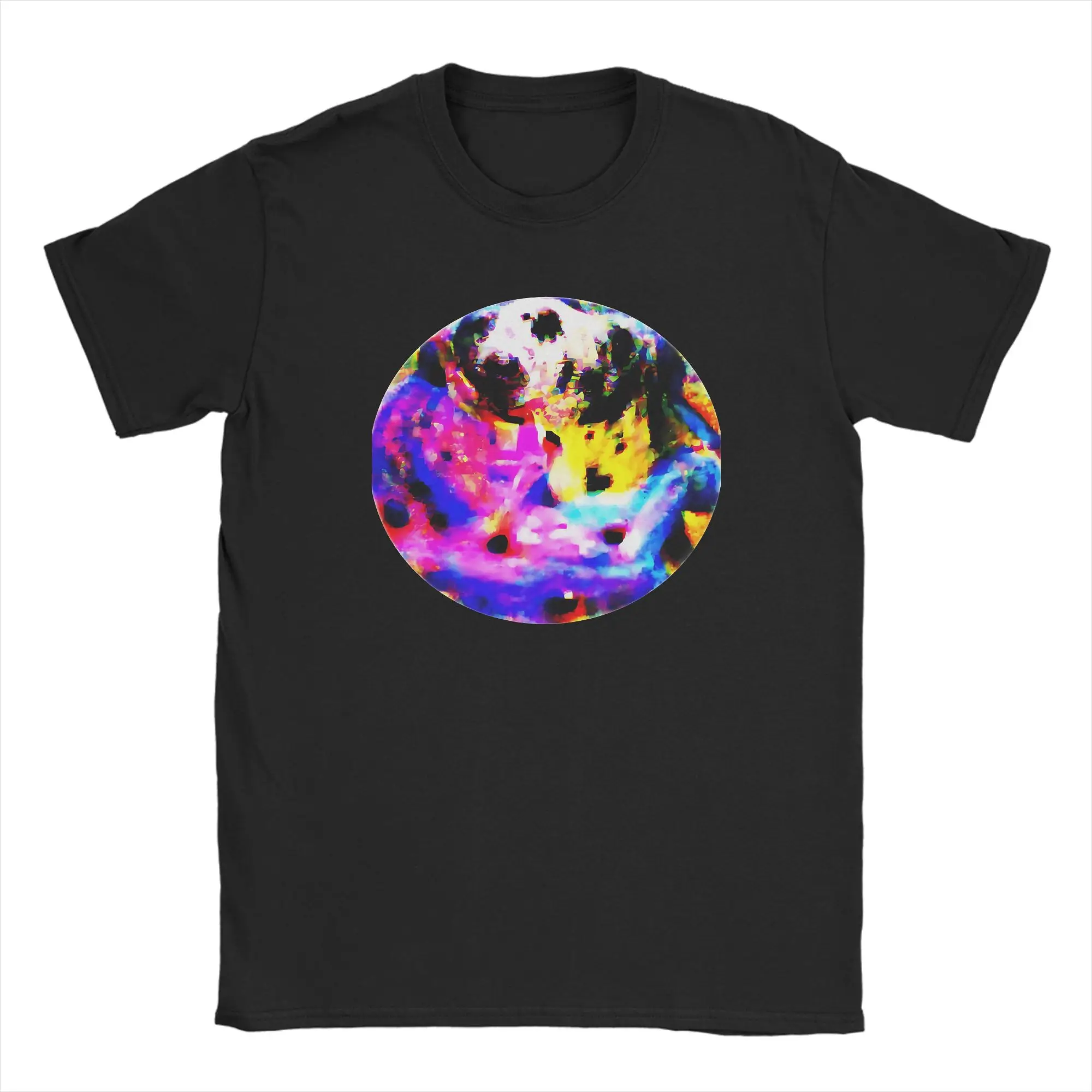 Adversarial Anti Facial Recognition 100% Cotton T Shirt For Men Basic T Shirts Crewneck Harajuku Tees Plus Size Print Clothing