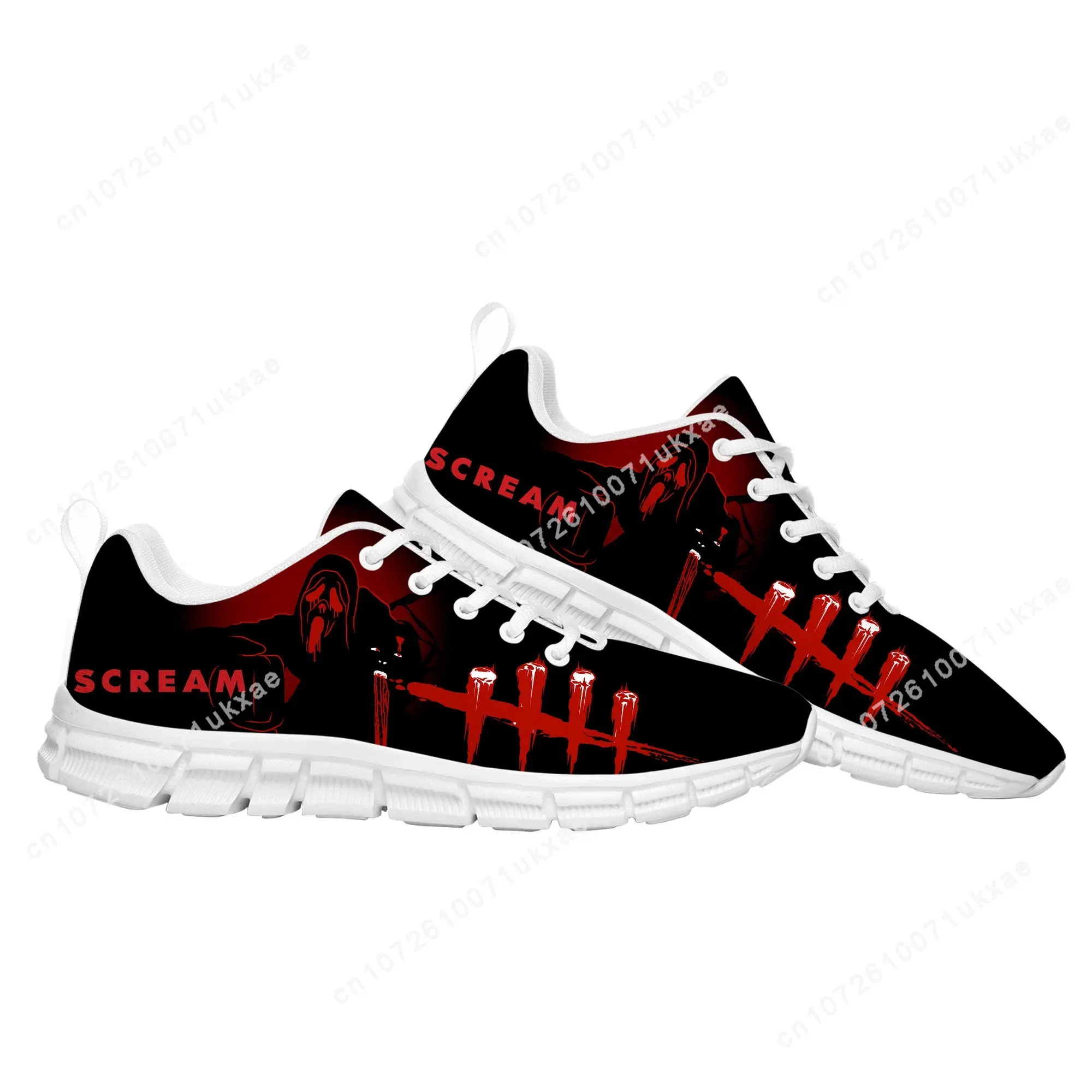 

Scream Movie billy Loomis Halloween Sports Shoes Mens Womens Teenager Kids Children Sneakers Parent Child Sneaker Customize Shoe