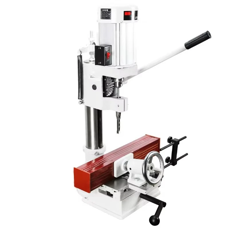 Mortiser Mortising Machine Woodworking Tenoning Machine Punching Square Drilling Hole Machine