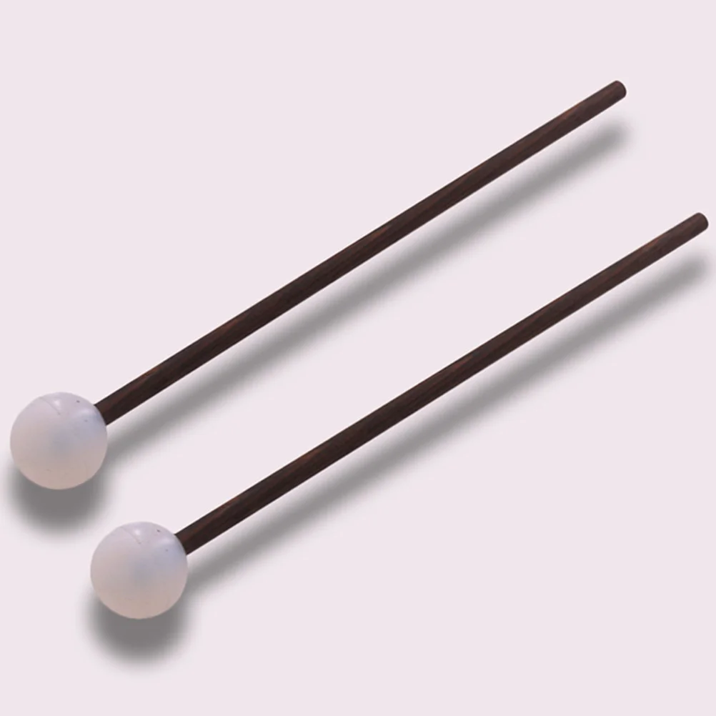 

4Pairs Tongue Drum Rubber Mallets Wooden Handle Steel Drum Mallets Percussion Sticks for Music Instrument Articulation Learning