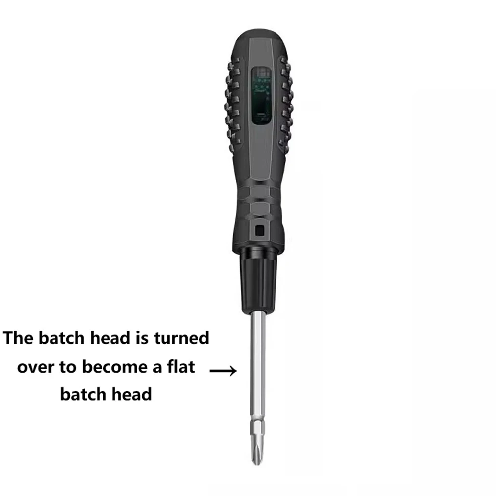 1pc Double-headed Screwdriver Electric Pen Dual Light Detection Broken Wire Multifunctional Smart Screwdriver Hand Tools Parts