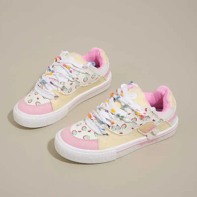 

Plateforme Lace Up Grandmothers Women's Shoes Basketball Boots Woman Sneakers Size 36 Sports Novelty Holiday New Fast Pro