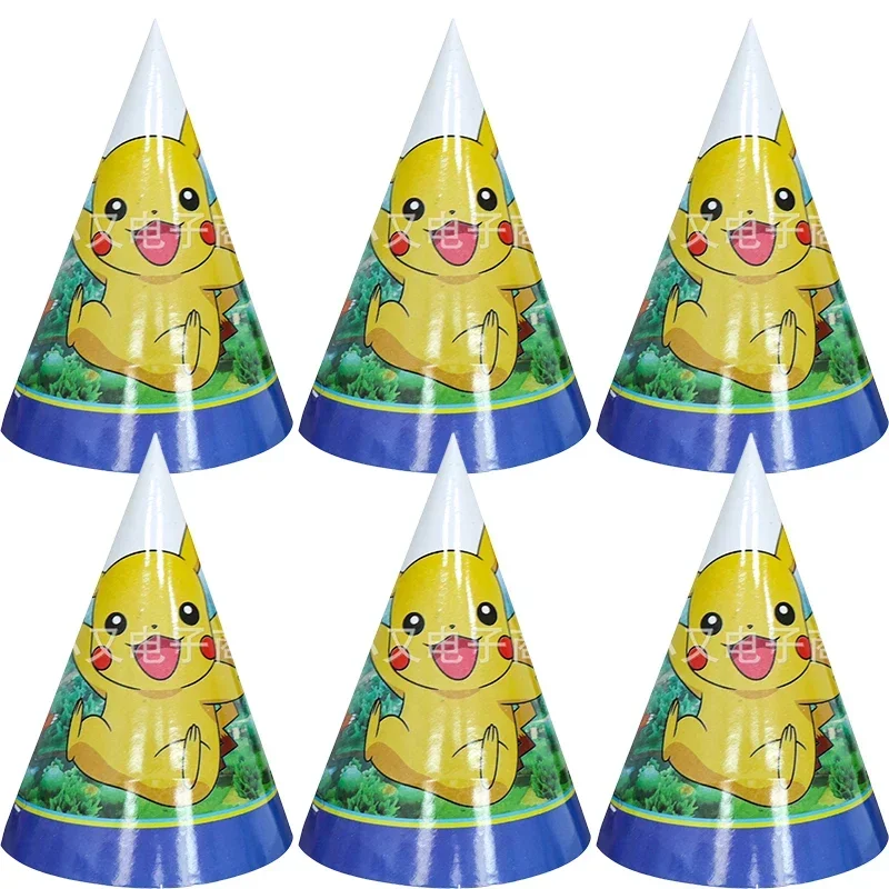 Пикачу-детская-шляпа-для-дня-рождения-повязка-на-голову-аниме-мультяшная-детская-шапка-для-душа-декор-для-вечеринки-в-честь-дня-рождения-детские-шапки-реквизит-для-фотосессии