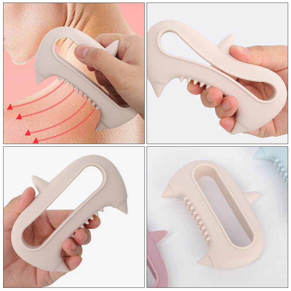 

Multifunctional Acupoint Head Massager Silicone Manual Scalp Handheld Relaxation Massage Tool Head Massager