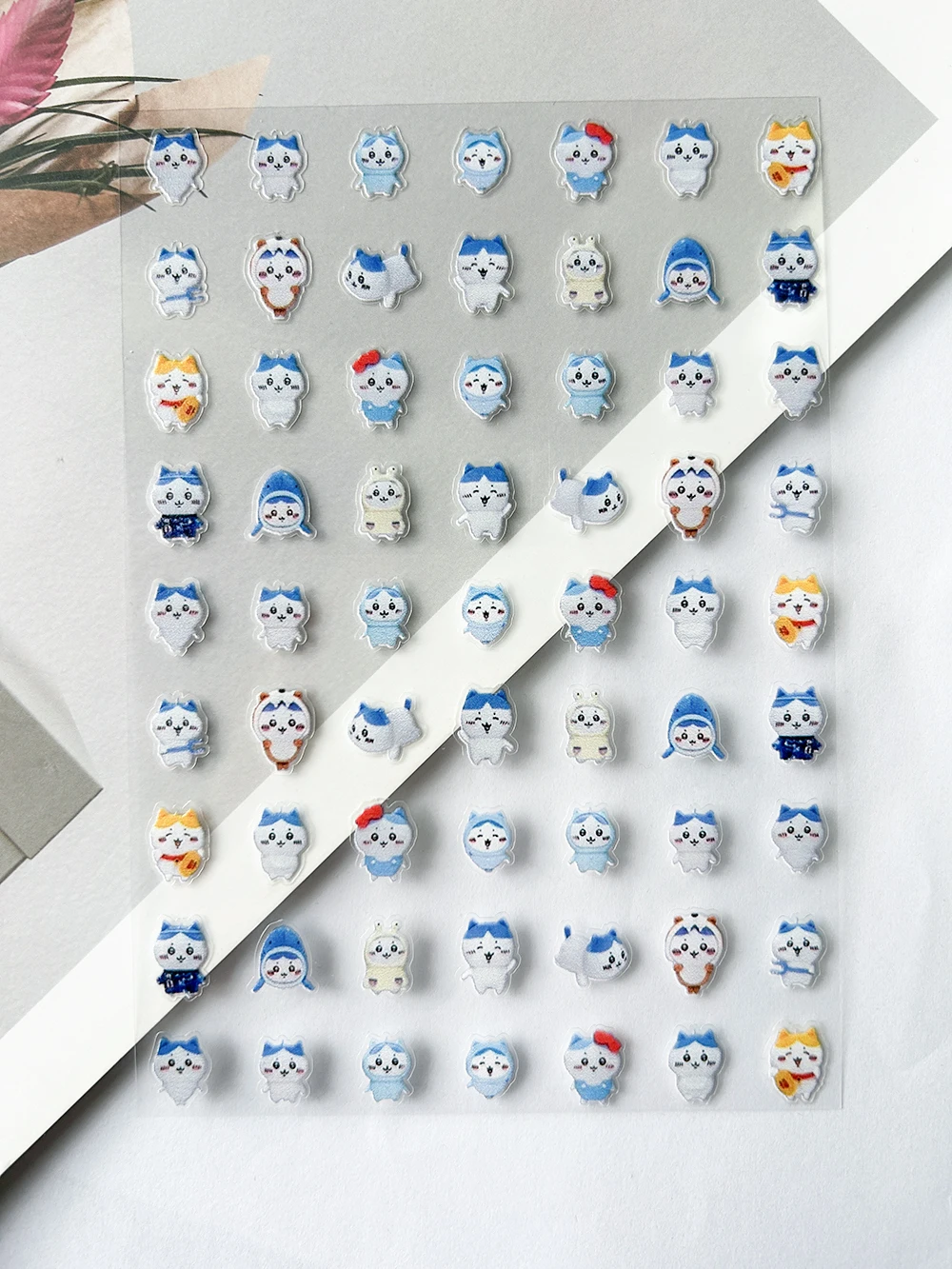 

Kawaii Chiikawa Usagi Hachiware Mini Stickers Nail Art 3D Self-Adhesive Diy Manicure Accessories Laptop Phone Case Birthday Gift