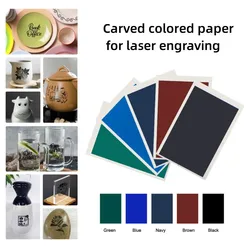 1PCS Engraving Marking Paper for Laser Engraver and Cutting Machine Laser Engraving Tools for Ceramics Glass Ceramic Tiles Metal