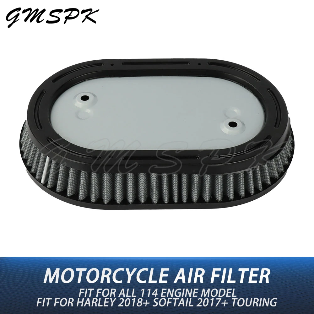 

Воздушный фильтр с высоким расходом подходит для Harley 2017+ Touring Road King Street Glide FLTRXSE FLHXSE FLHR 2018+ Softail Fat Boy Breakout 114