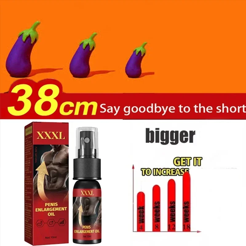 Naturalny olejek powiększający penisa Dick Growth Faster Enhancement Enlargement Oil Men