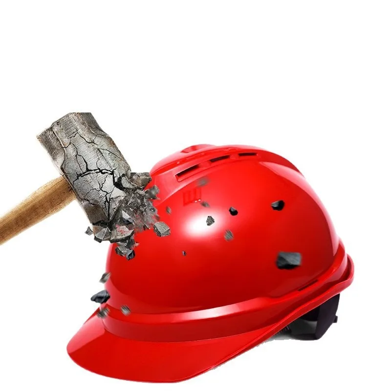 

Safety helmet construction site helmet thickened anti-smash construction site breathable helmet type labor protection constr