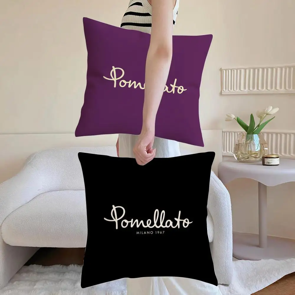 Luxury P-Pomellato Cushion Cover Breathable Linen Pillowcase Summer Odorless Eco-Friendly Invisible Zipper Washable