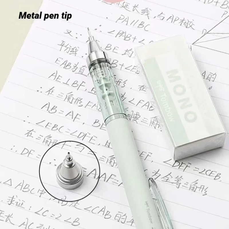 TOMBOW MONO Mechanical Pencil Eraser Set 0.5mm Pastel Glass Mineral Color Limit Edition Japanese Stationery School Supplies