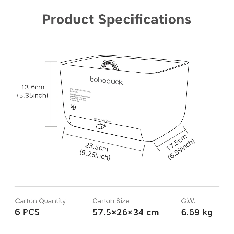 Boboduck Multi-Function Ce Certified Warmer Wipe