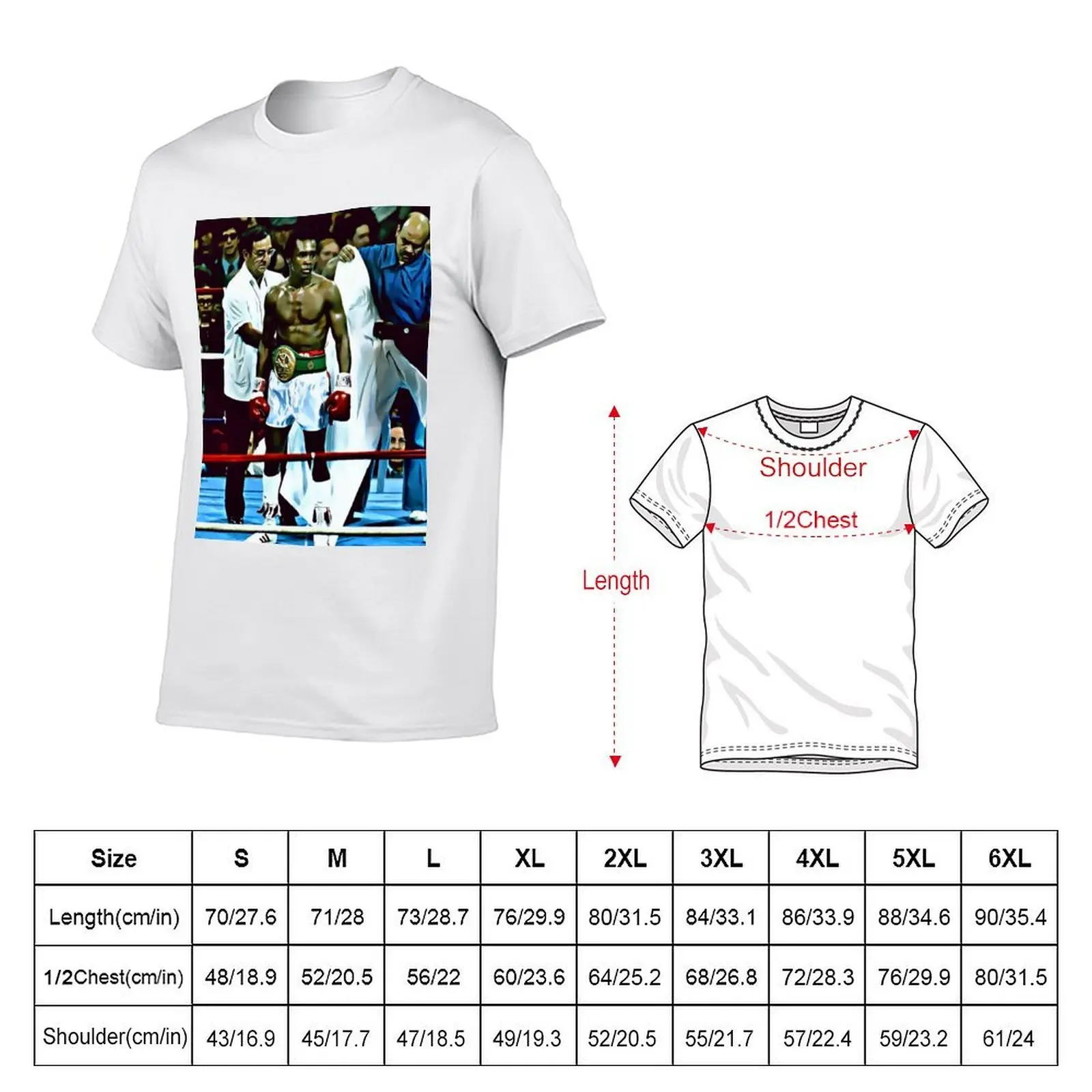 Sugar Ray Leonard T-Shirt clothes oversizeds mens graphic t-shirts anime