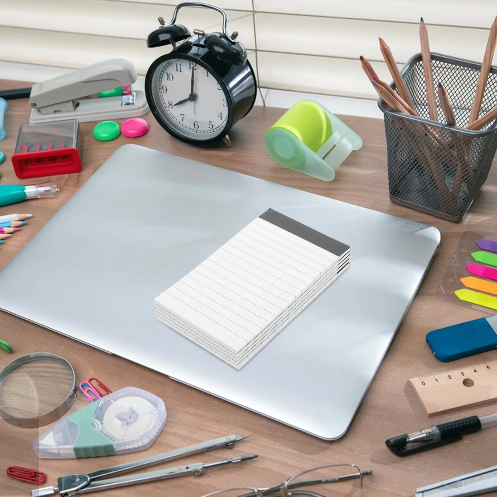 5pcs Notepads College Ruled Perforated Lined Writing Pads Portable Pocket Notebooks For Work Study Office Daily Use Small Legal