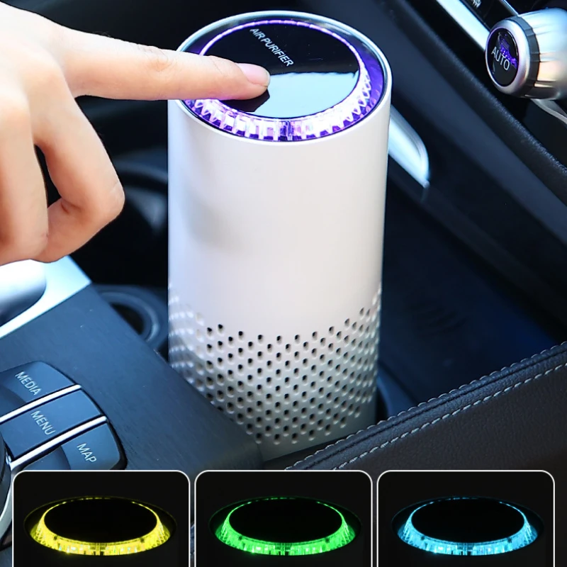 ATA JIA-Purificateur d'air à ions négatifs, nettoyeur, prise directe USB, mise à niveau, élimine le formaldéhyde, accessoires de voiture