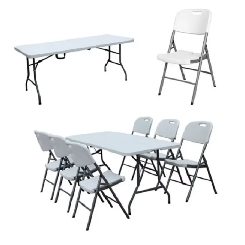for 180Cm 6ft HDPE Portable Plastic Foldable Picnic Garden Party Table Hot Sale