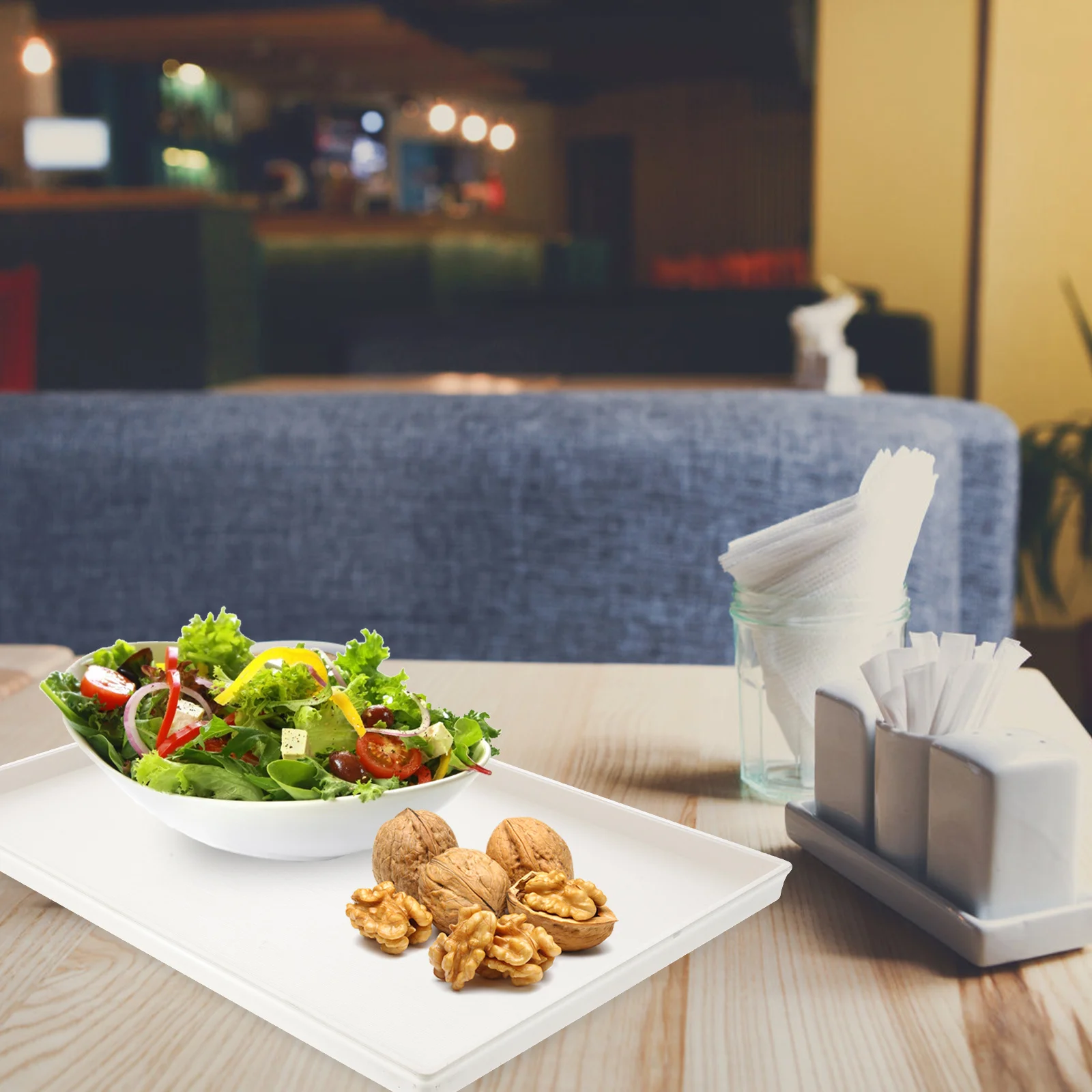 

Melamine Tableware Food Tray Storage Tray for Snacks Fruits Bread Serving Plate Rectangular Storage Plate