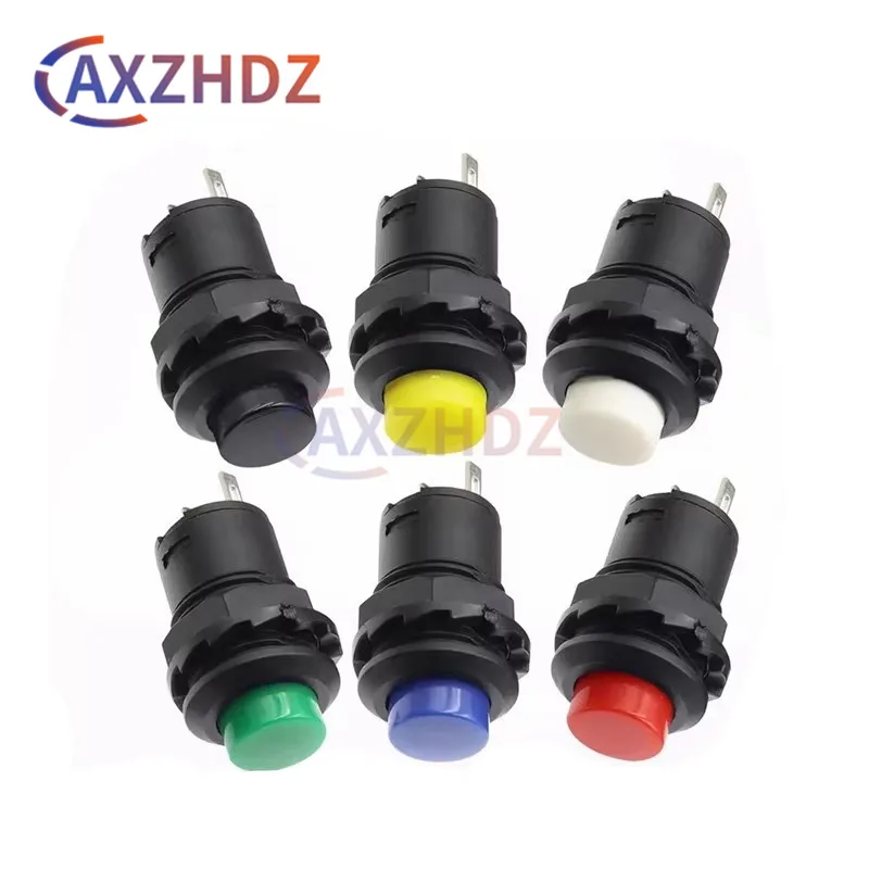 10pcs Self-Lock /Momentary Pushbutton Switches DS427 DS428 12mm OFF- ON Push Button Switch 3A /125VAC 1.5A/250VAC DS-427 DS-428