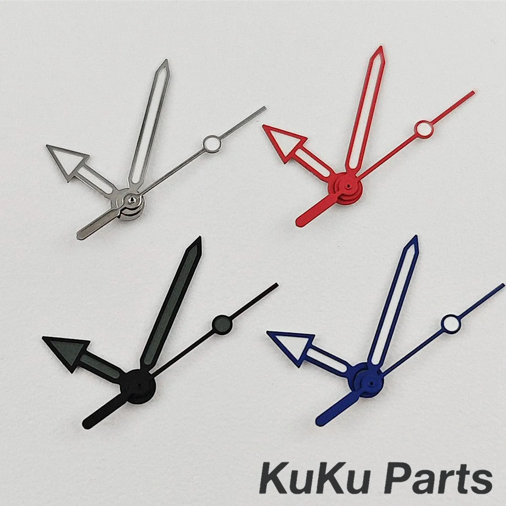 NH35 Watch Hands Green Luminous Rose Gold Red Silver Gold Blue For NH34 NH35 NH36 NH38 NH70 NH72 7002 Movement Watches Pointers