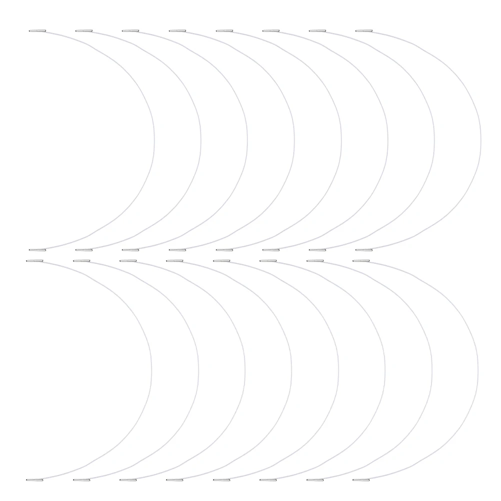 

150pcs Elastic Stretch Band Round Rope With Metal Ends Thread Extender Strap For Mask Lanyard Party Hat Badges Diy Craft