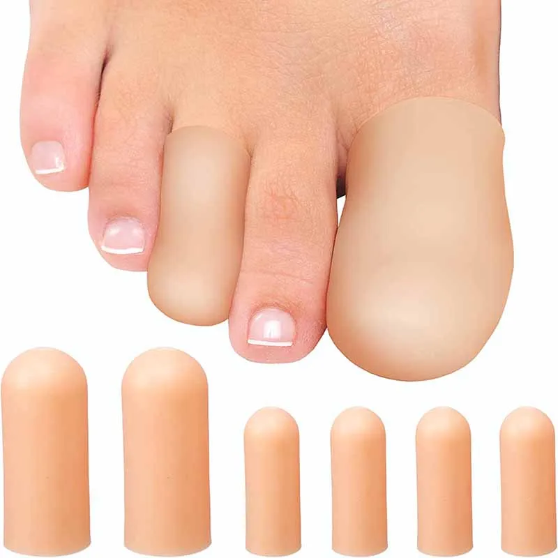 8pcs Toe Protector Relief Toenail Loss Lngrown Toenail Corn Callus Blister Hammer Toe Cushion Toe Protector Ladies And Men