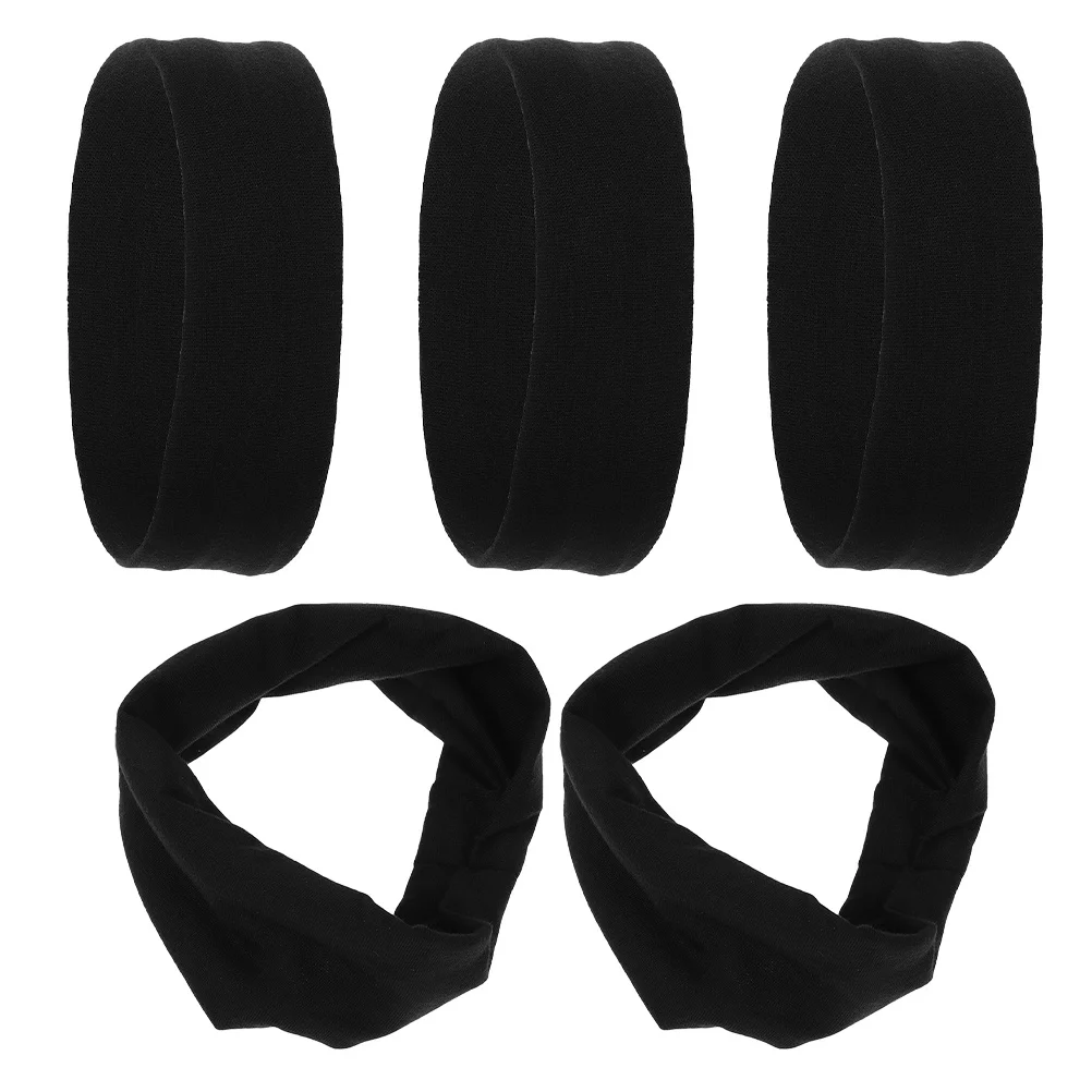 

5Pcs Kids Sports Headbands Youth Sweatbands for Boys Girls Moisture Wicking Lightweight Stretchy Hairbands for Exercise Running