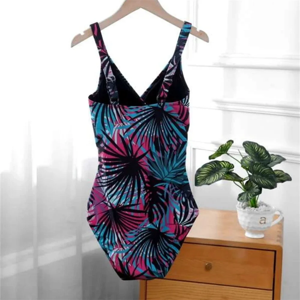Sexy Print Bikini Backless Swimsuit Push Up Holiday Swimwear Women Brazilian Tropical Bathing Suit Beach Outfit Bikinis De Mujer