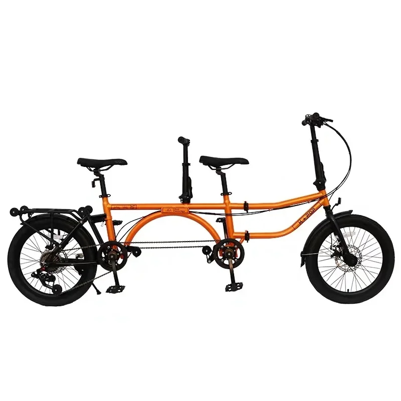 New Xiaobu Two person Folding Bicycle Two person Riding Parent Child Bicycle Mother Child Adult Children Shock Absorbing Bicycle