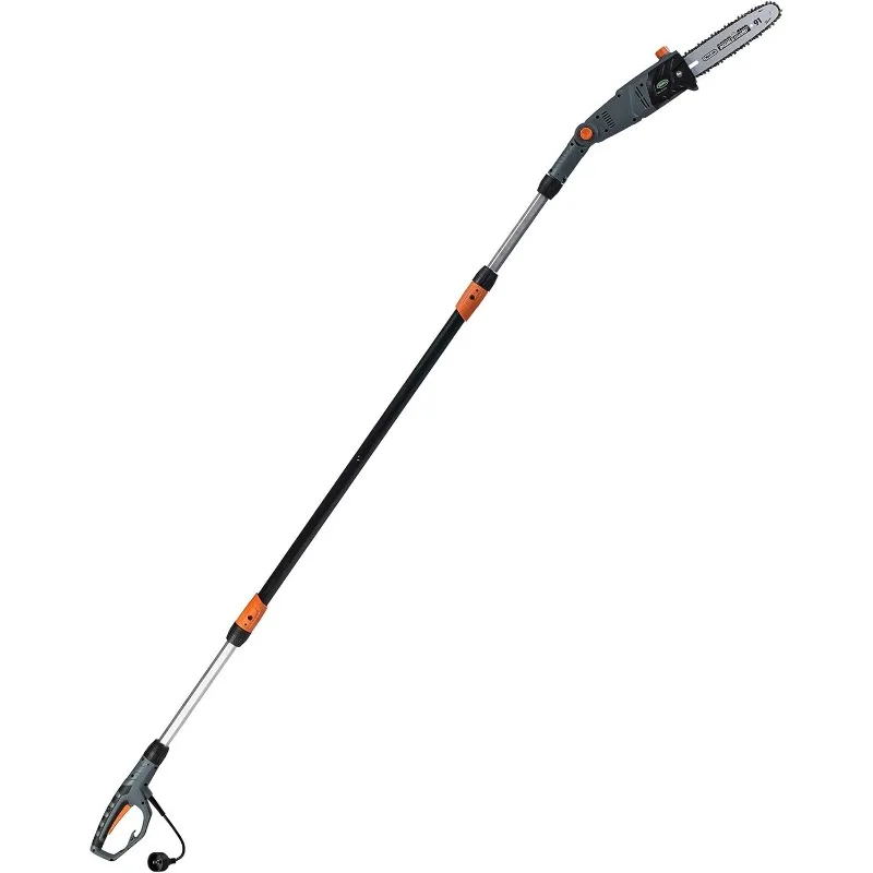 Scotts Outdoor Power Tools PS45010S 10-Inch 8-Amp Corded Electric Pole Saw, Adjustable Head & Oregon Bar and Chain