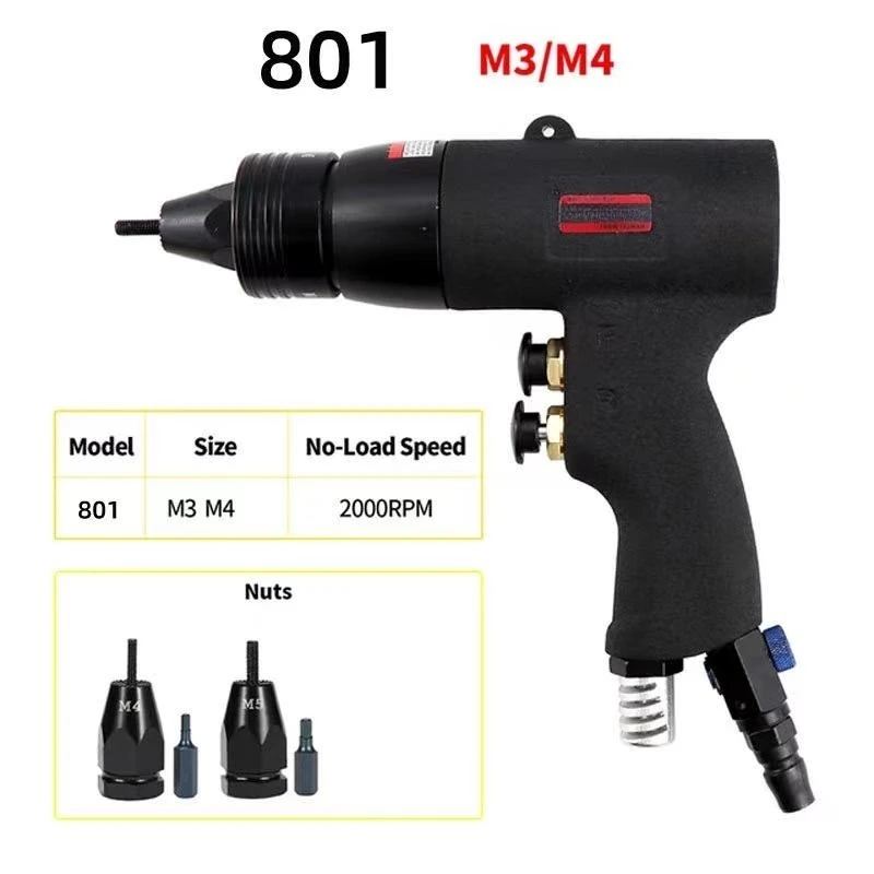 Efficient Portable Heavy Duty Pneumatic Hydraulic Riveting Machine Powerful Pneumatic Riveting Gun Pneumatic Riveting Nut Gun view 2