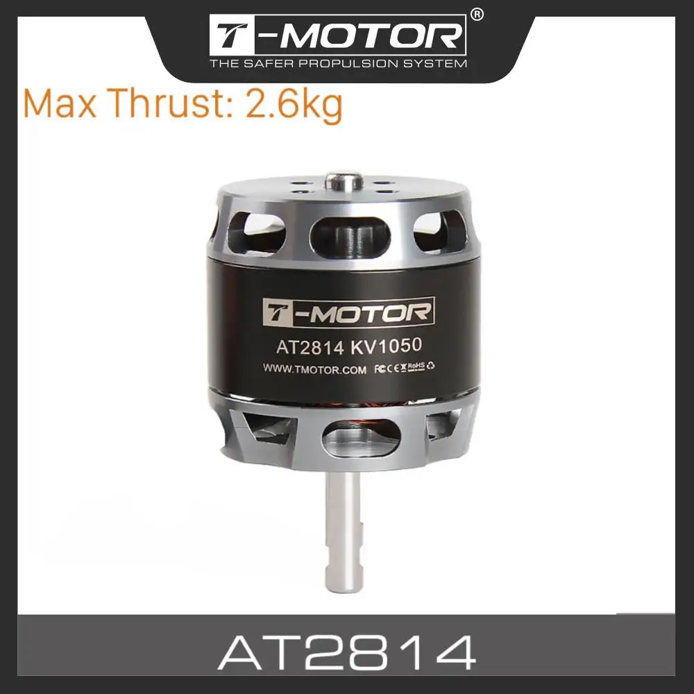 

T-motor T-Hobby Brushless Motor AT2814 AT 2814 Long Shaft KV900 KV1050 KV1200 3-4S For RC Drone Fixed-wing FPV Drone DIY Parts