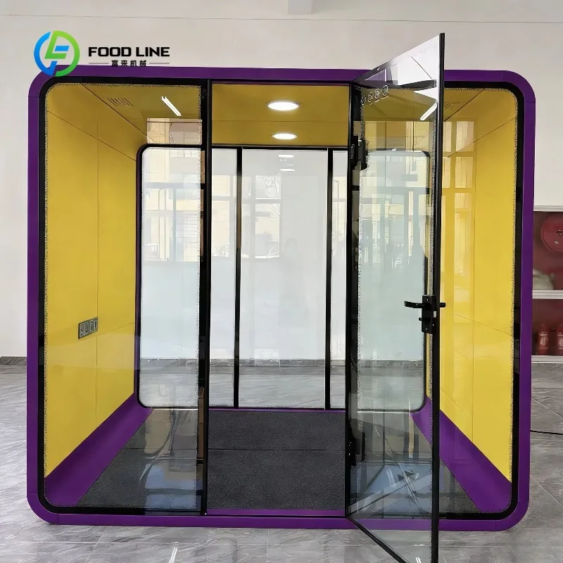 Customized Office Soundproof Meeting Booth, New Design Soundproof Office Pod Acoustic Cabin Office Noise Reduction Room