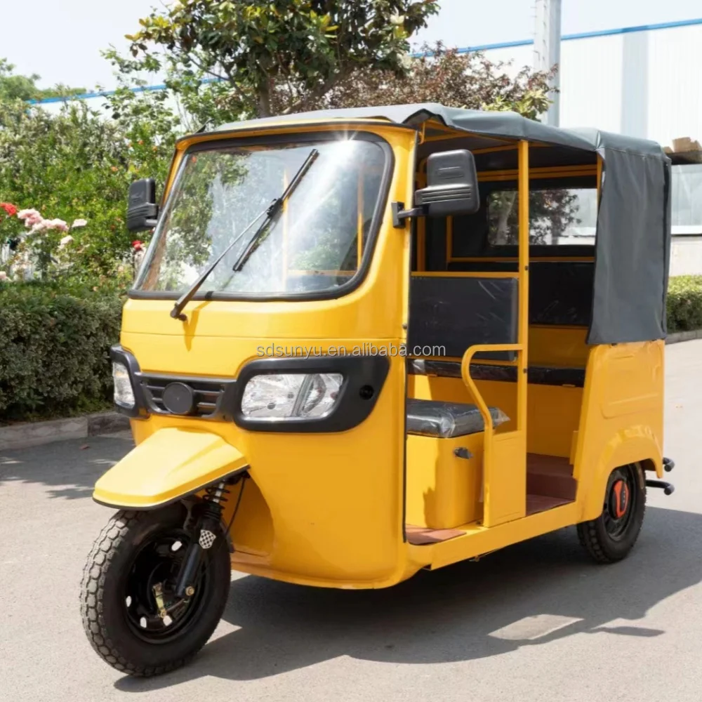 hotselling three wheel passenger electric  tricycle lthium battery long distance new energy car for sale