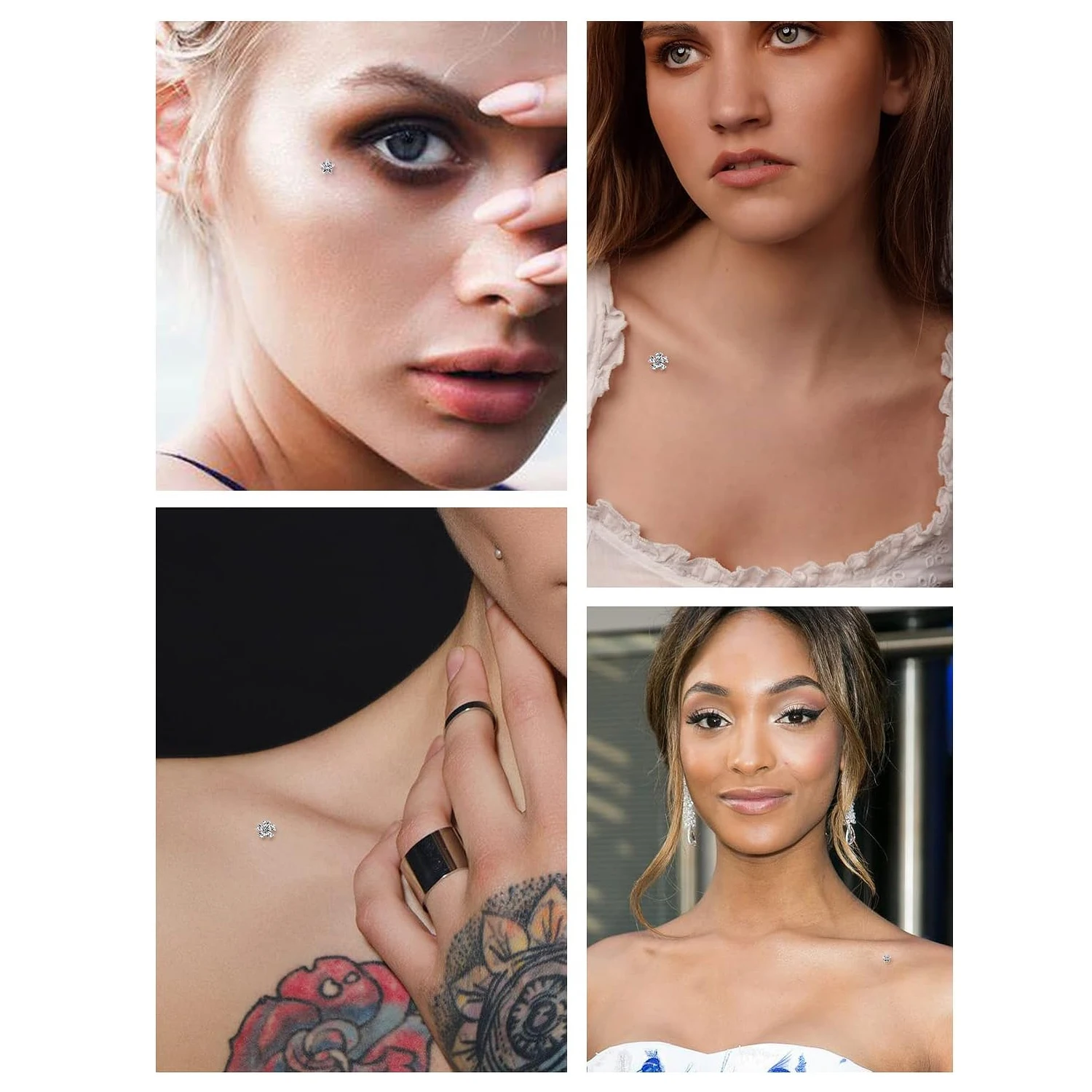 14G G23 Titanium Dermal Pierci - Body Jewelry Implant Grade Titanium 评论和价格