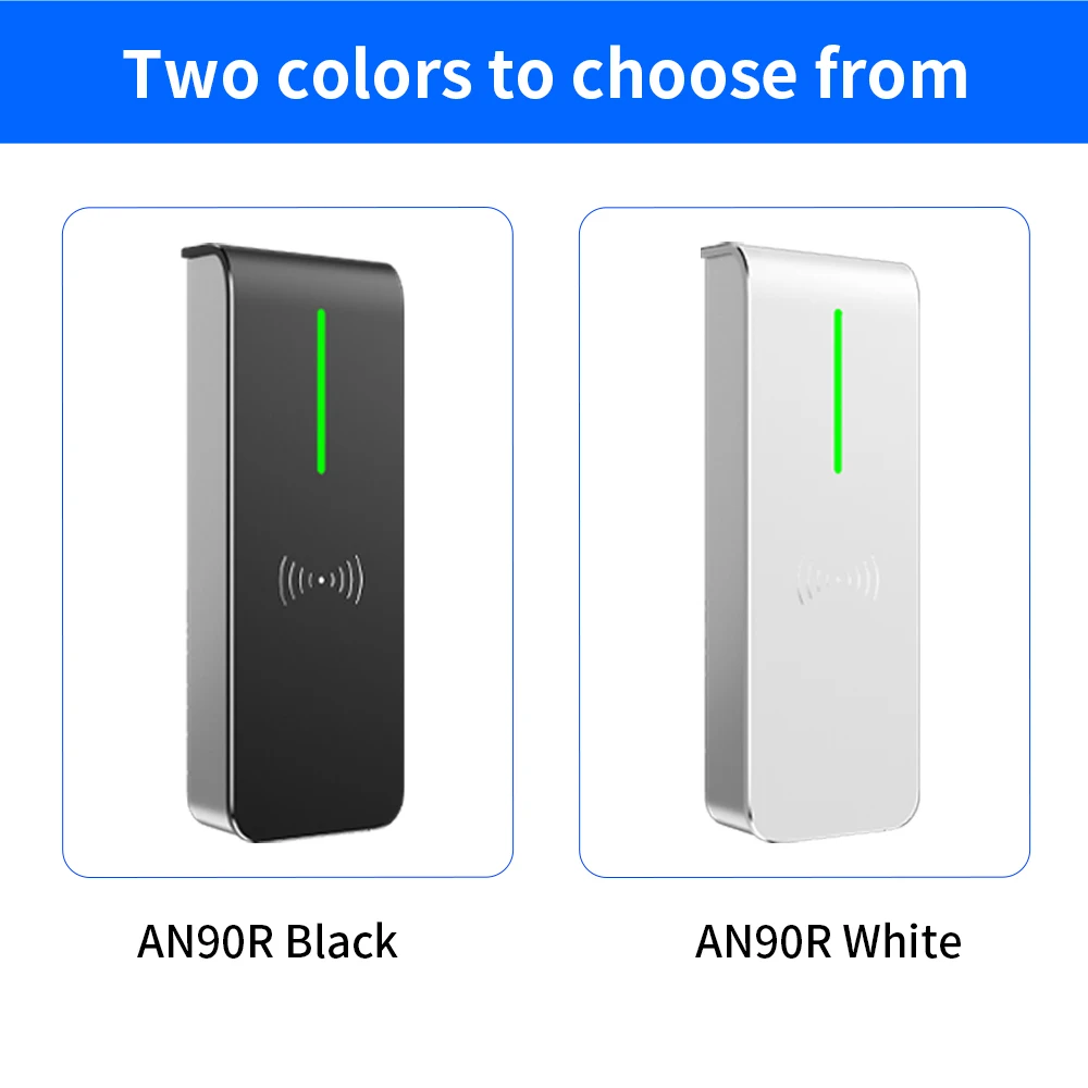 AN90R Long Range RFID Card Reader 125KHZ 13.56KHZ Proximity RFID Card Access Control Reader Wiegand26/34 output IP67 Waterproof