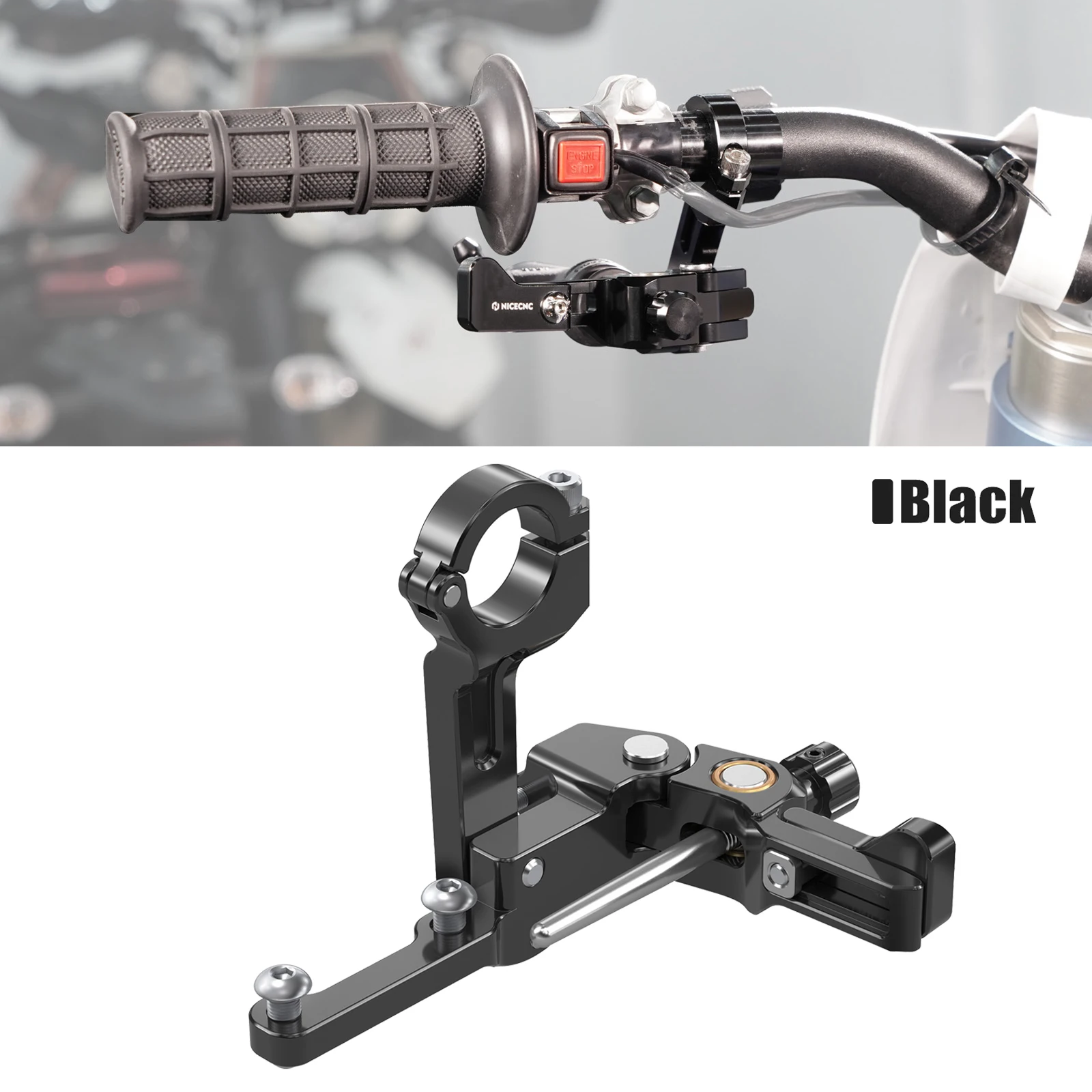 Universal 22mm Left Thumb Brake Assembly For Yamaha YZ125 YZ250 YZ250F YZ450F WR250F WR450F For Sherco SE250R SE300R SEF 250R