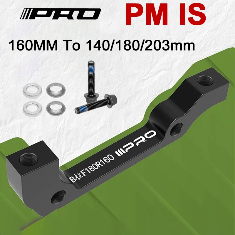 

IIIPRO Bike Disc Brake Caliper Mount Adapter IS PM 160 To 140 180 203 MM Bicycle Disc Brake Rotor Adapter with Bolts